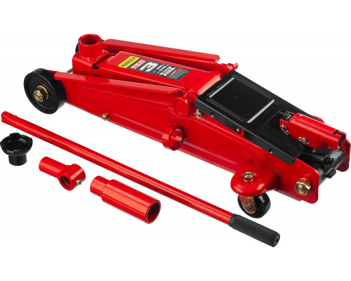 STAYER R-55 3т 155-545мм подкатной домкрат с высоким подъемом, RED FORCE
