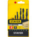 STAYER ″M-type″ 8 шт., 3-4-5-6-7-8-9-10, набор спиральных сверл по дереву