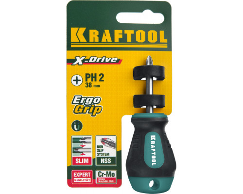 KRAFTOOL Х-Drive PH2x38 отвертка
