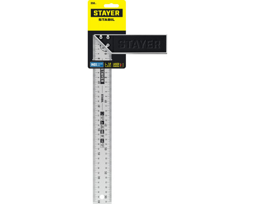 STAYER 350 мм, столярный угольник, Professional (3431-35)