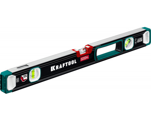 Kraftool A-RATE CONTROL 600 мм, сверхпрочный уровень с зеркальным глазком