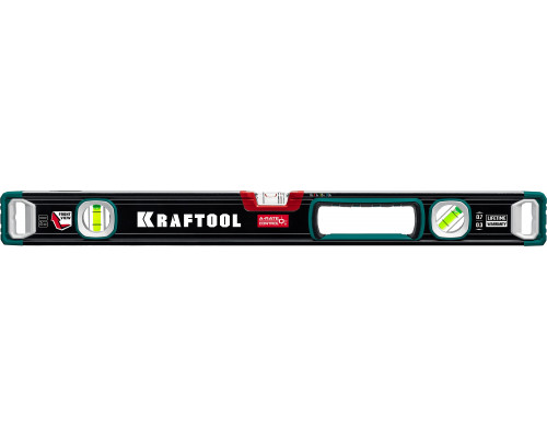 Kraftool A-RATE CONTROL 600 мм, сверхпрочный уровень с зеркальным глазком