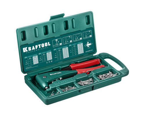 KRAFTOOL X-5F заклепочник с функцией FIX (удержание заклепки) в кейсе