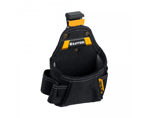 KRAFTOOL KP-5 с быстросъёмным креплением FastClip, 5 карманов и петель, 150 х 190 мм, поясная сумка (38778)