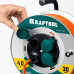 KRAFTOOL ПВС 3х2.5 30м 4000Вт IP44, Силовой удлинитель на стальной катушкеEXPERT (55089-30)