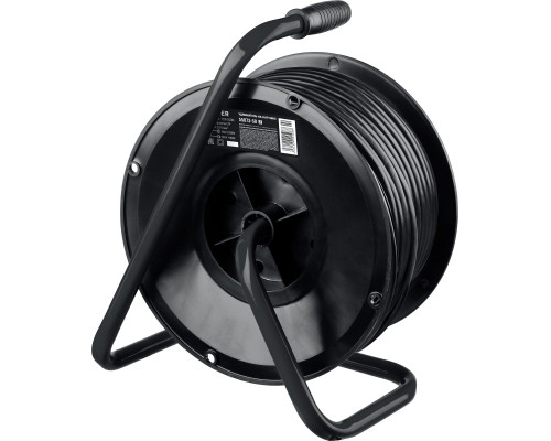 STAYER S-207, ПВС, 2 х 0.75 мм2, 50 м, 2200 Вт, удлинитель на катушке (55073-50)