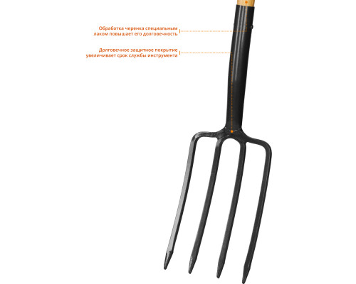 GRINDA PROLine 280x180x1500 мм, вилы с деревянным черенком