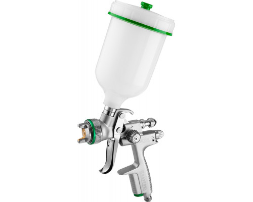 Краскопульт пневматический KRAFTOOL ″PRO″ Jeta 1000 HVLP c верхним бачком, 1.3мм
