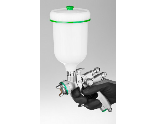 Краскопульт пневматический KRAFTOOL ″PRO″ Jeta 1000 HVLP c верхним бачком, 1.3мм