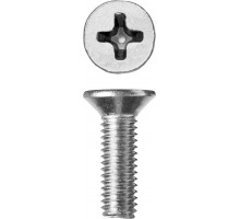 Винт DIN 965, M5 x 16 мм, 5 кг, кл. пр. 4.8, оцинкованный, ЗУБР