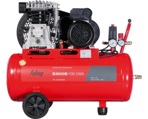 Компрессор B3600B/100 CM3 (360 л/мин_100л_10бар_2.2кВт) FUBAG