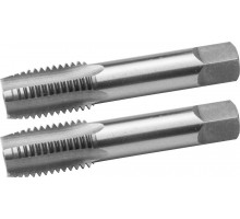 ЗУБР М16x1.5мм, комплект метчиков, сталь 9ХС, ручные, 4-28006-16-1.5-H2