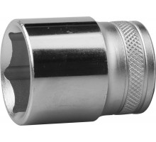 Торцовая головка KRAFTOOL ″INDUSTRIE QUALITAT″, Cr-V, FLANK, хромосатинированная, 1/2″, 25 мм