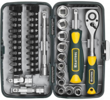 KRAFTOOL X-Drive 38 универсальный набор инструмента 1/4″ 38 предм. (27970-H38)