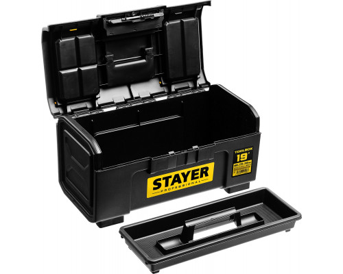Ящик для инструмента ″TOOLBOX-19″ пластиковый, STAYER Professional