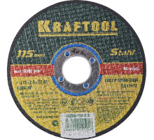 Круг отрезной по металлу, 115x2,5x22,23мм, KRAFTOOL