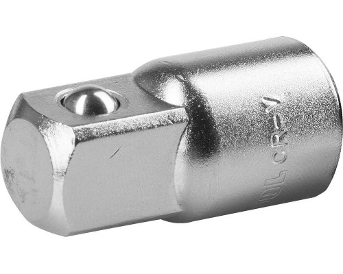Адаптер KRAFTOOL ″INDUSTRIE QUALITAT″ увеличивающий для торцовых головок, 3/8″F x 1/2″M