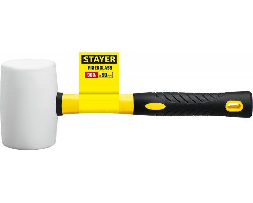 Белая резиновая киянка STAYER PROFI 900 г
