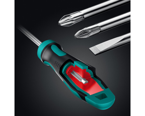 KRAFTOOL GRAND-152, 152 предм., (1/2″+1/4″), Универсальный набор инструмента (27978-H152)