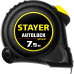 STAYER АutoLock 7,5м / 25мм рулетка с автостопом
