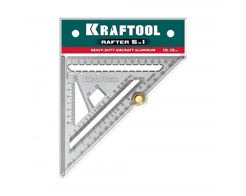 KRAFTOOL 170 мм, 5-в-1, Высокоточный кровельный угольник (3441-17)