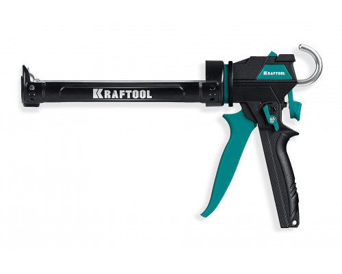 KRAFTOOL ULTRA 310 мл, регулировка силы давления, вариативная антикапельная система, усиленный cкелетный поворотный пистолет для герметика (06679)