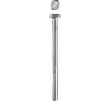 Болт ГОСТ 7798-70, M6 x 80 мм, 5 кг, кл. пр. 5.8, оцинкованный, ЗУБР