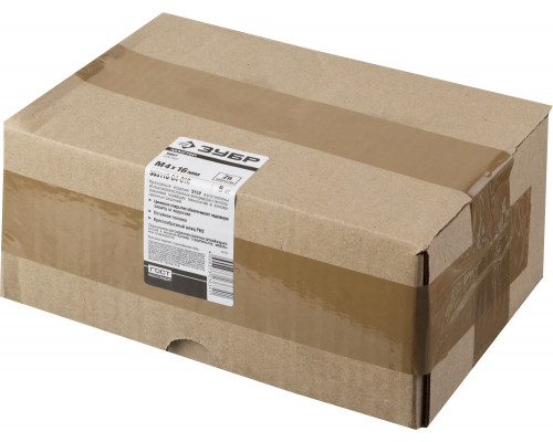 Винт DIN 965, M4 x 16 мм, 5 кг, кл. пр. 4.8, оцинкованный, ЗУБР