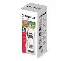 GRINDA TS-5, 5 л, широкая горловина, устойчивое днище, переносной опрыскиватель (8-425115)