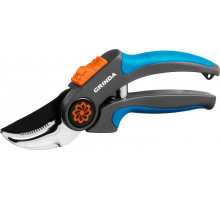 Плоскостной секатор GRINDA PROLine P-55 205 мм с двухкомпонентными рукоятками