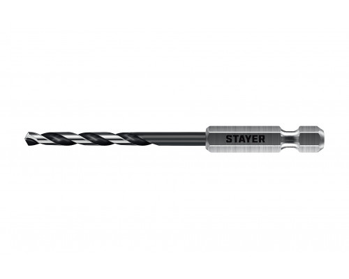 STAYER НЕХ-1/4″, d 3.2 х 89 мм, сверло по металлу для винтовёртов и шуруповертов IMPACT READY (29603-3.2)