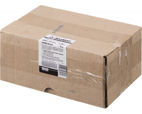 Болт ГОСТ 7798-70, M8 x 12 мм, 5 кг, кл. пр. 5.8, оцинкованный, ЗУБР