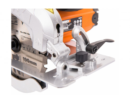 Дисковая пила WORX WX445, 1600Вт, 190мм