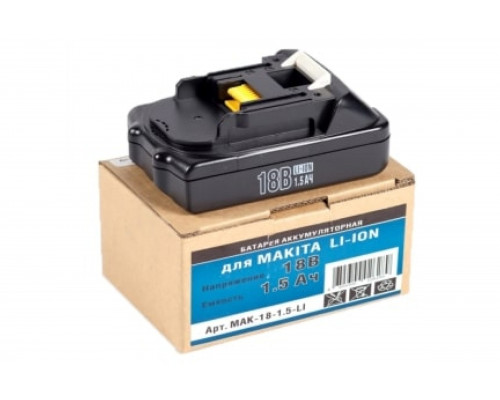 Аккумулятор Li-ion 18 V 1,5 AH  Makita (457 DWE DF ) P.I.T.