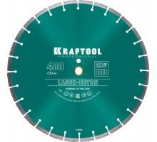 LASER-BETON 400 мм, диск алмазный отрезной по бетону и камню, KRAFTOOL