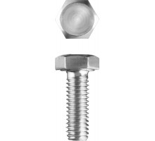 Болт ГОСТ 7798-70, M5 x 14 мм, 5 кг, кл. пр. 5.8, оцинкованный, ЗУБР