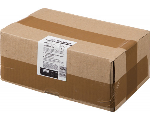 Болт ГОСТ 7798-70, M5 x 14 мм, 5 кг, кл. пр. 5.8, оцинкованный, ЗУБР