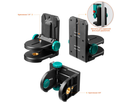 KRAFTOOL CL 20 #4 нивелир лазерный, 20 м, IP54, точн. +/-0,2 мм/м, держатель, штатив, в кейcе