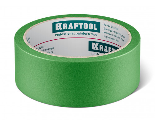 KRAFTOOL #300 Strong 38 мм х 30 м, для грубых и шероховатых поверхностей, малярная лента (12103-38)