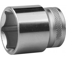 Торцовая головка KRAFTOOL ″INDUSTRIE QUALITAT″, Cr-V, FLANK, хромосатинированная, 1/2″, 30 мм