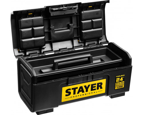 Ящик для инструмента ″TOOLBOX-24″ пластиковый, STAYER Professional