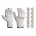 ЗУБР ОПТИМА, L-XL, х/б перчатки без покрытия, 10 класс, 10 пар (11446-XL10)