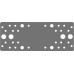 Крепежная пластина 200x80 x 2мм, КП-2.0 ЗУБР