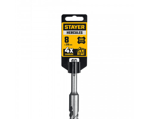 STAYER HERCULES-4Х 8x210 мм, SDS-plus бур (29290-210-08)