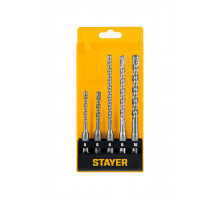 STAYER HERCULES-4Х 5шт набор буров SDS-plus (29290-H5)