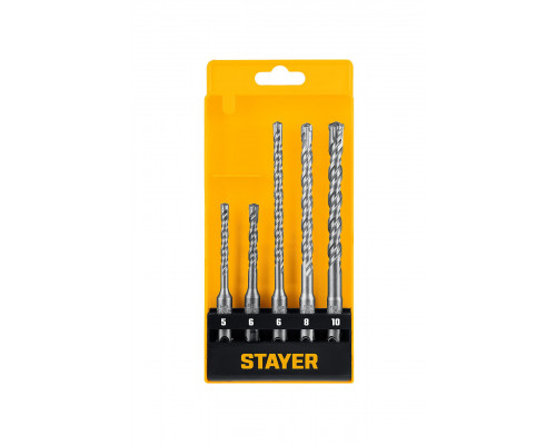 STAYER HERCULES-4Х 5шт набор буров SDS-plus (29290-H5)