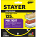 STAYER MultiCut 125х22,2мм, диск отрезной по дереву для УШМ