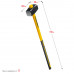 STAYER Hercules 5 кг кувалда с фиберглассовой удлинённой рукояткой
