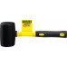 Чёрная резиновая киянка STAYER PROFI 450 г