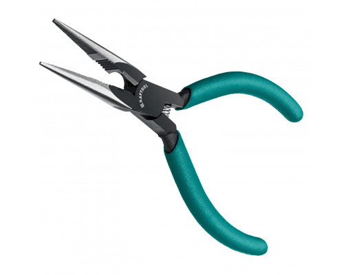 KRAFTOOL Kraft Mini, 140 мм, прецизионные тонкогубцы (220017-3-14)